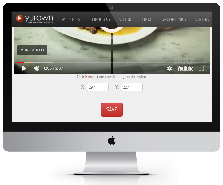 Yurown Videos Key Features - Position